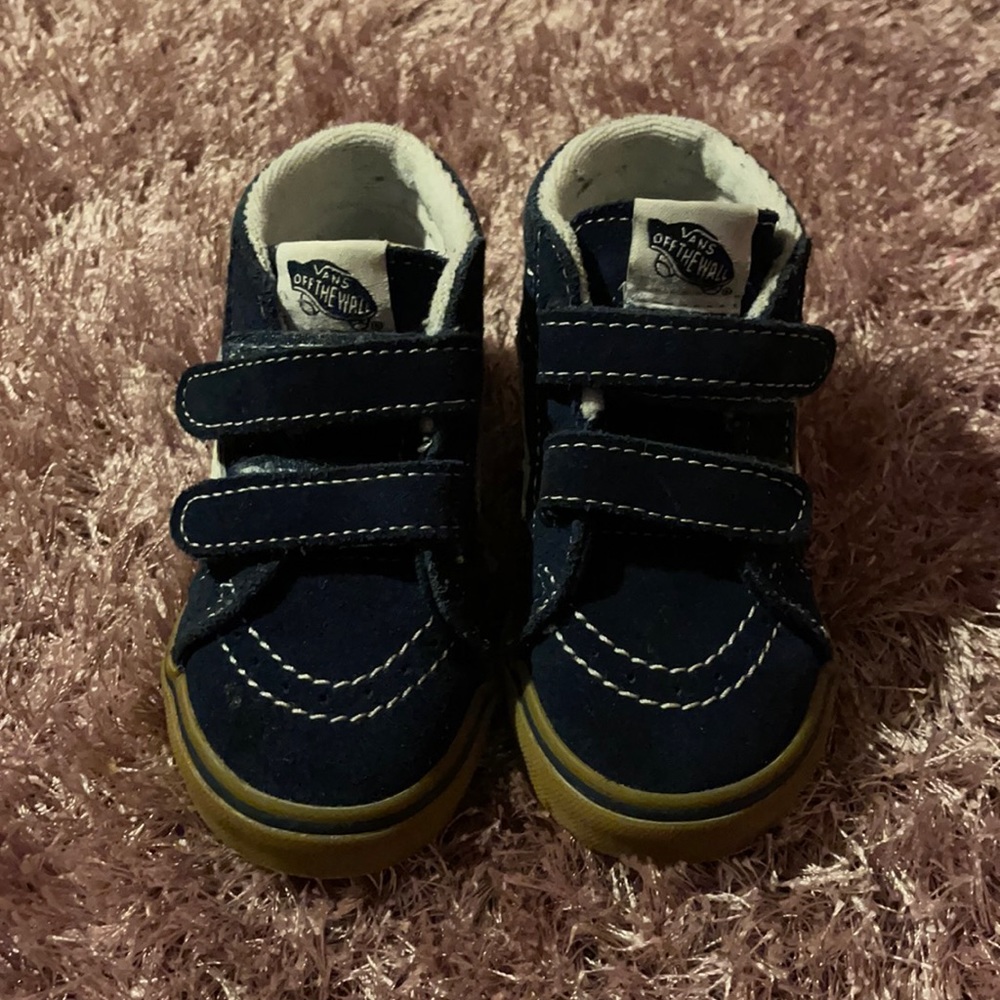 Toddler size 7 Navy vans